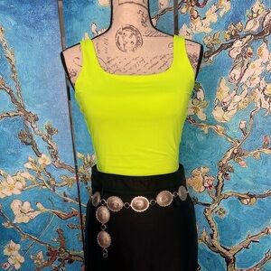 Neon green size small crop top.